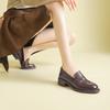 Classic Design Round Toe Deep Toe Heel Stepping Design Le Fu Shoes Soft Sole JK British Style Women's Singles Shoes