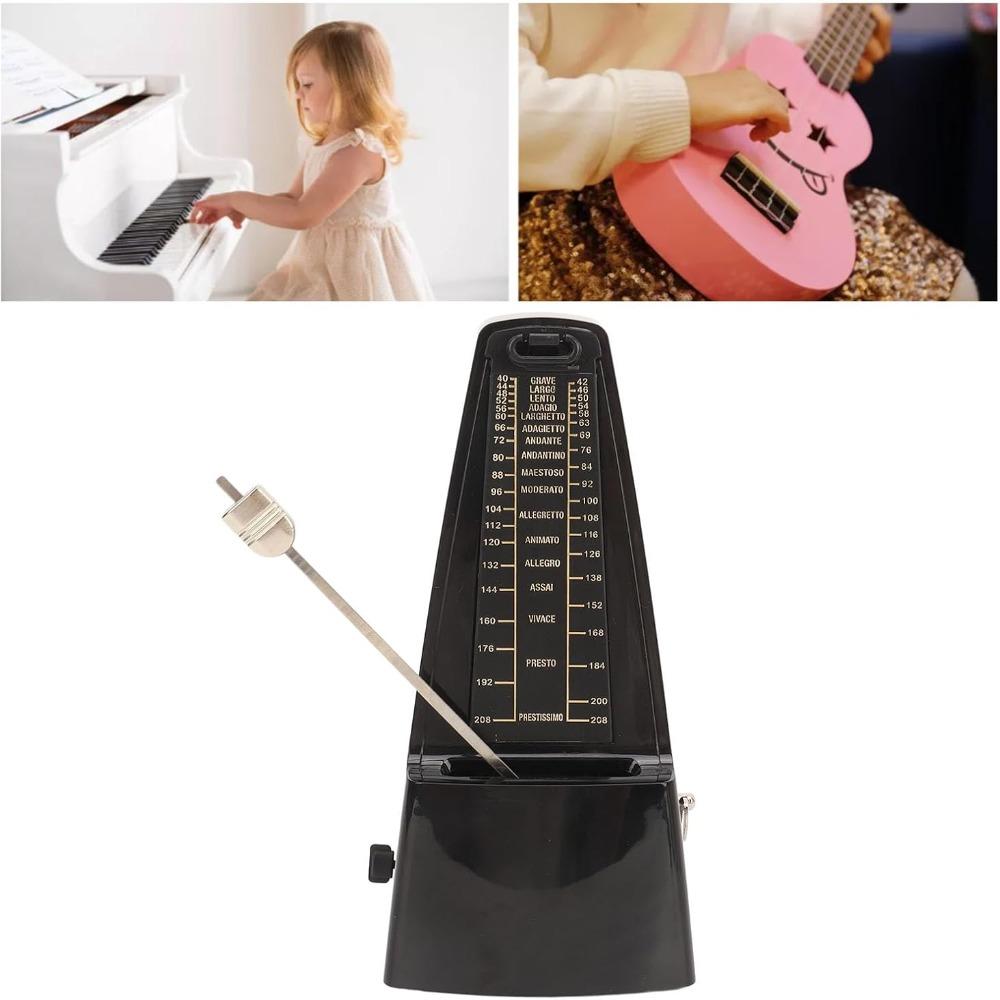 Standard Size Mechanical Metronome High Precision Musical Instrument Metronome For Piano