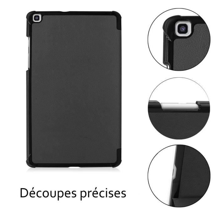 Coque Smart - Toproduits® - Galaxy Tab A 8.0 2019 - Ultra fine - Housse aimantée - Stylet inclus