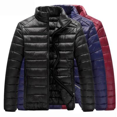 Dicke warme Winter-Herren-Baumwolljacke, lässiger Slim-Fit-Parka-Mantel