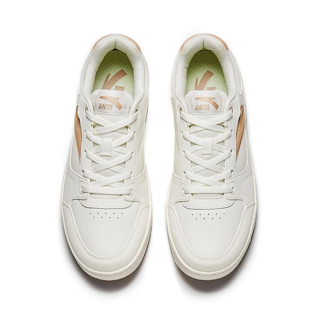 Anta Lightweight Casual Women Lifestyle Sneakers White Pink 922548068-2