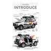 1/24 Toyota Land Cruiser LC80 Alloy Car Model Diecast Metal Car Model Children's Toys Vehicle Toy Models Games Child Games Child