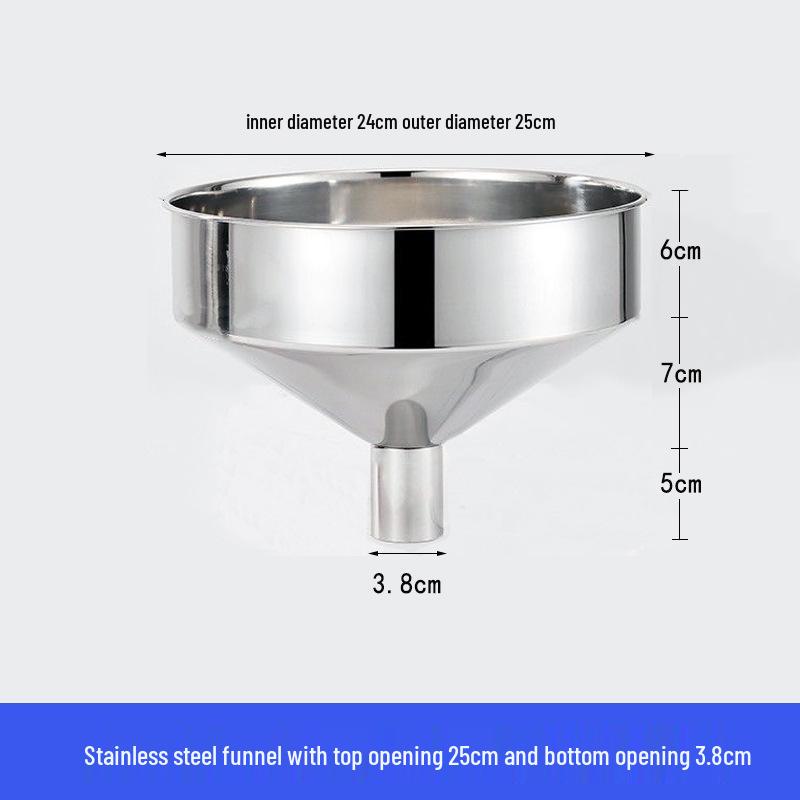 Heavy-Duty Stainless Steel Large Funnel for Industrial Fuel and Oil Press Machines