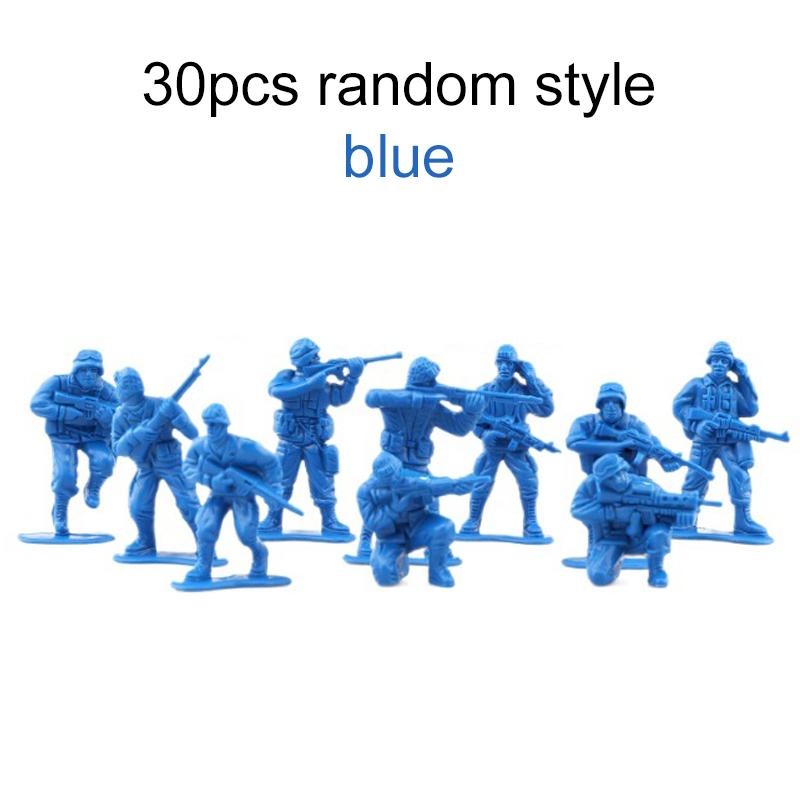 

30 шт./набір Міні Класичні Фігурки Солдатів Моделі 12 Стилів DIY Декорація для Вечірок та Фестивалів Солдат Військова Модель TMZ