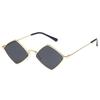 Punk Sunglasses Women Men Brand Designer Small Rhombus Sun Glasses Ladies Metal Frame Driving Eyewear  Mujer