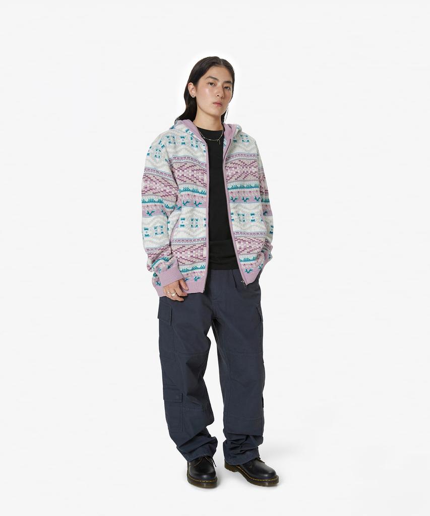 Thisisneverthat Kapuzenpullover mit Reißverschluss Rosa