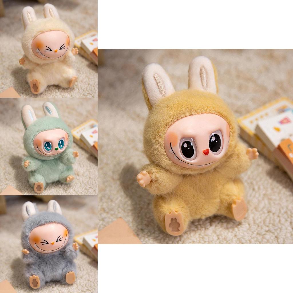 Labubu Plush Toy Keychain Stuffed Animal Soft Short Plush Collectible Accessory Gift For Fans