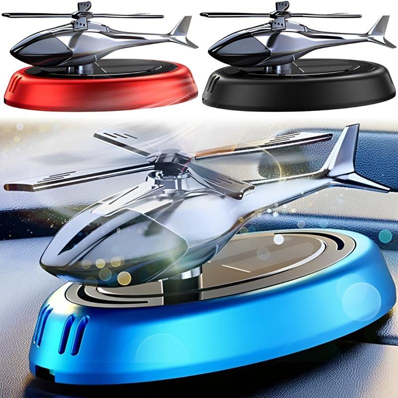 Helicopter Styling Solar Car Air FreshenerDecorative Aromatherapy Car Interior Accessories Propeller Rotary Perfume Diffuser