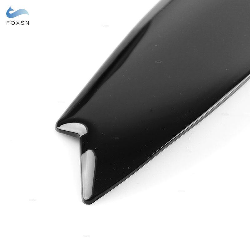 For VW Golf 5 MK5 GTI 2005 2006 2007 2008 Gloss Black ABS Car Headlights Modified Light Eyebrow Front Light Eyelids Trim Strips