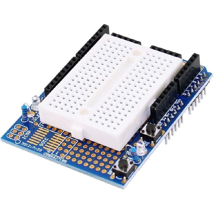 Breadboard Shield for Prototyping Arduino Uno