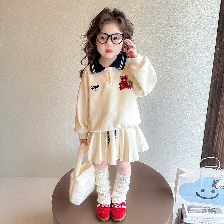 Spring New Unisex Baby Leopard Print Hoodie & Base Layer Set - Korean Style Children s Fashion 90 cm