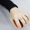 Retro Knotted Titanium Steel Ring Women'S Niche High-End Light Luxury Ring 18K Gold Niche Jewelry Does Not Fade