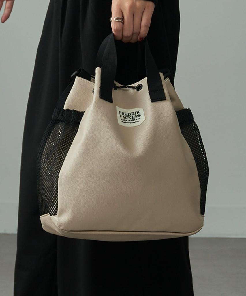 Fredrick Packers Bloom ECO Leather Shoulder Bag, Eco Leather Tote Bag, Simple Solid Color, Women's, Free Size (BGE), 221300844BGEFREE (EC Exclusive).