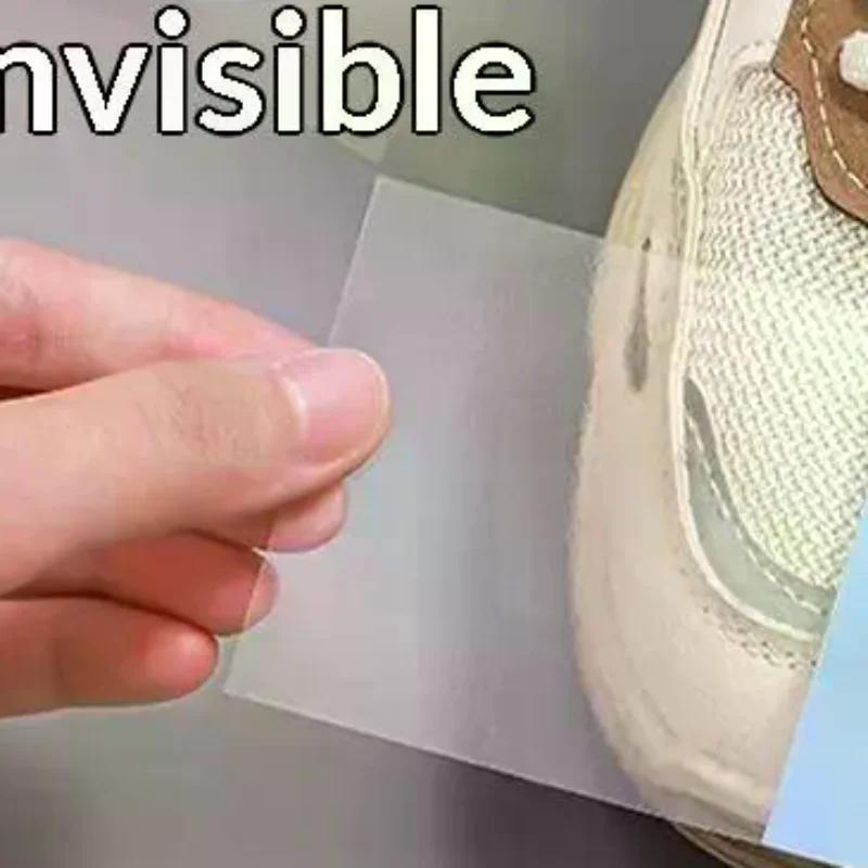 30/60/90/150Pcs Dirt Proof Protective Tape On Rainy Days Invisible Shoe Toe Covers PU Film Toe Waterproof Sticker For Men Women
