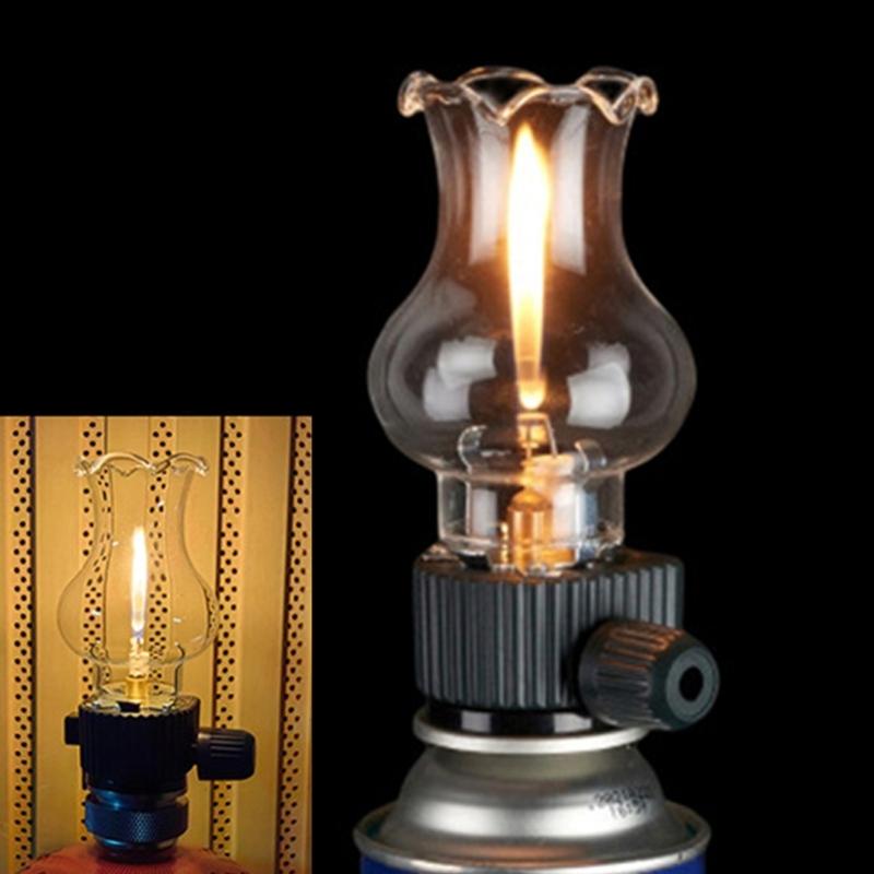 Portable Camping Night Light With Adjustable Brightness Outdoor Tent Gas Lamp For Tents And Hiking Easy to Use