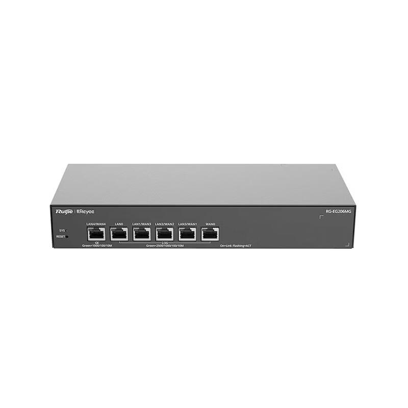 

Ruijie RG-ES206MG 6-Port 2.5G Managed Switch with 10G Uplink