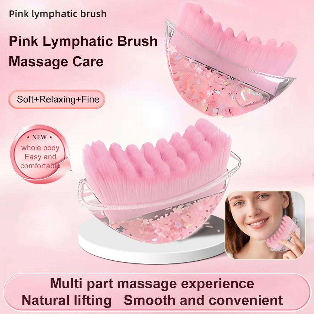 Box Facial Brush Skin Scraping Guasha Contoured Lymphatic Drainage Massage Face Sculpting Scraping Facial Massager Face Brush