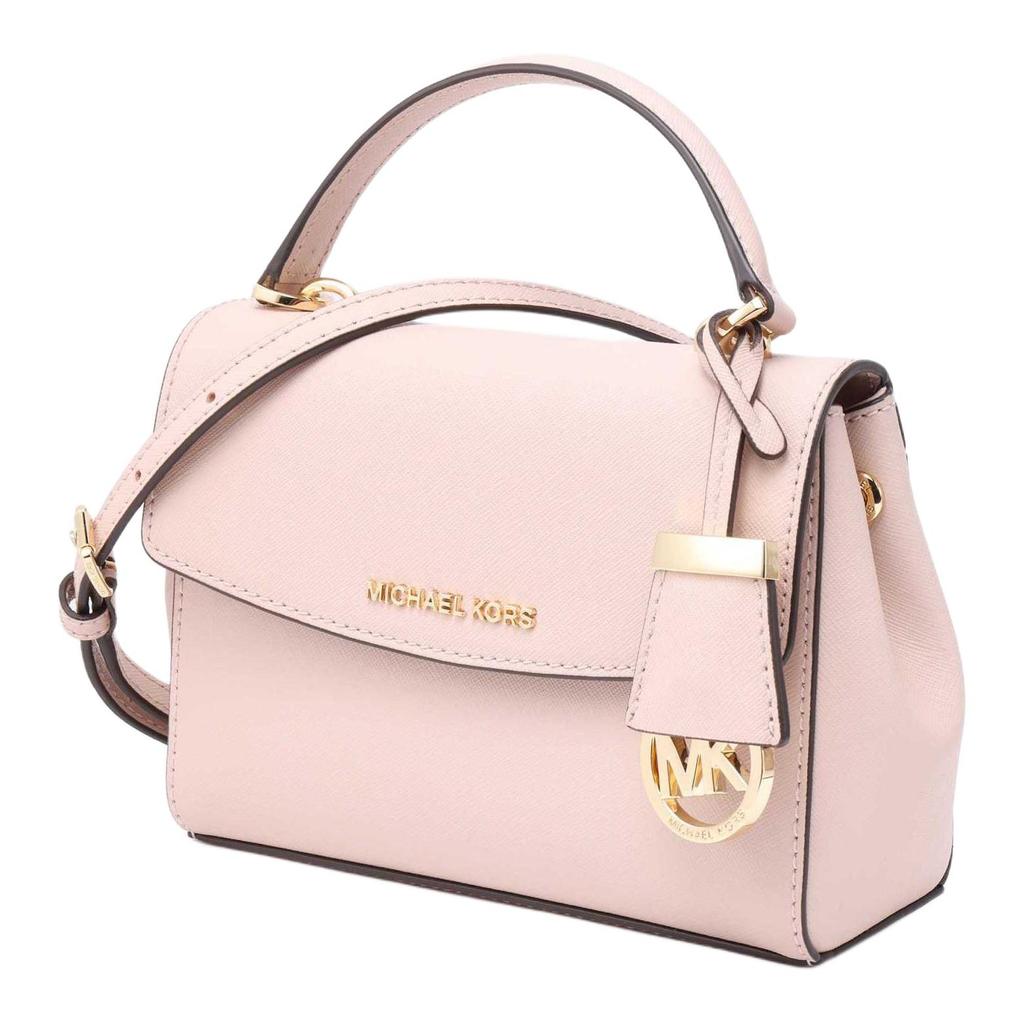 New MICHAEL KORS MK Ava Leather Handbag, Crossbody Bag, Shoulder Bag Mini Women's Soft Pink 32F5GAVC1L-SOFT-PINK