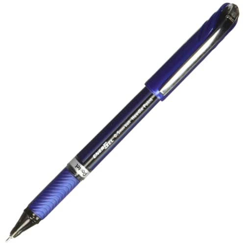 Pentel Ballpoint Pen Gel Ink Energel Euro 0.5mm Blue Axis BLN25-A Black