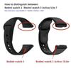 Silicone Strap with Case for Redmi Watch 3 / Redmi Watch 3 Active Strap Replacement Bracelet Protective Shell Cover