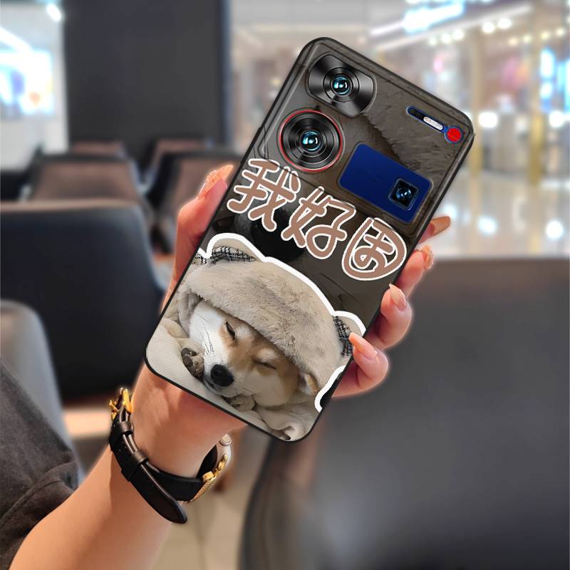 Nárazuvzdorné pouzdro na telefon Pouzdro na telefon Pro ZTE Nubia Z60 Ultra TPU Graffiti Módní design Pár Ochranné Protiprachové Roztomilé