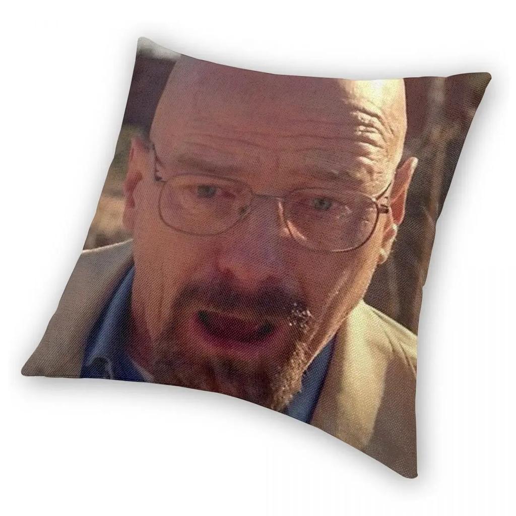 Walter White Meme Breaking Bad Kussensloop Zacht Polyester Kussenhoes Cadeau Sierkussenhoes Home Groothandel 18''