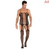 Plus Size Gay Mens Underwear Body Stocking Bodysuit Sexy Gay Underwear Transparent Sexy Underwear for Gay Men