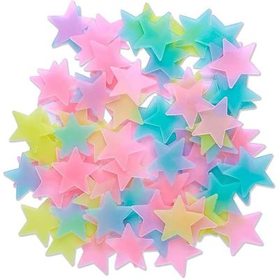 10/25 Stück Leuchtende Sterne Aufkleber Harzmaterial für Decken Dekorationen Wandaufkleber Wandbilder Abziehbilder Home Art Schlafzimmer Nachttisch