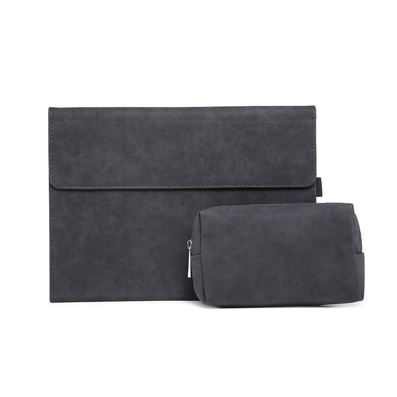 Surface Pro 8 Full Coverage Business Slim Case With Handmade Faux Leather Lightweight Protective Cover Office Travel