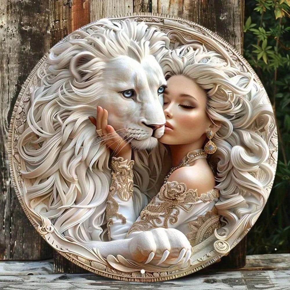 Metal Wall Art, 2D Tin Sign, Hanging Decor for Home