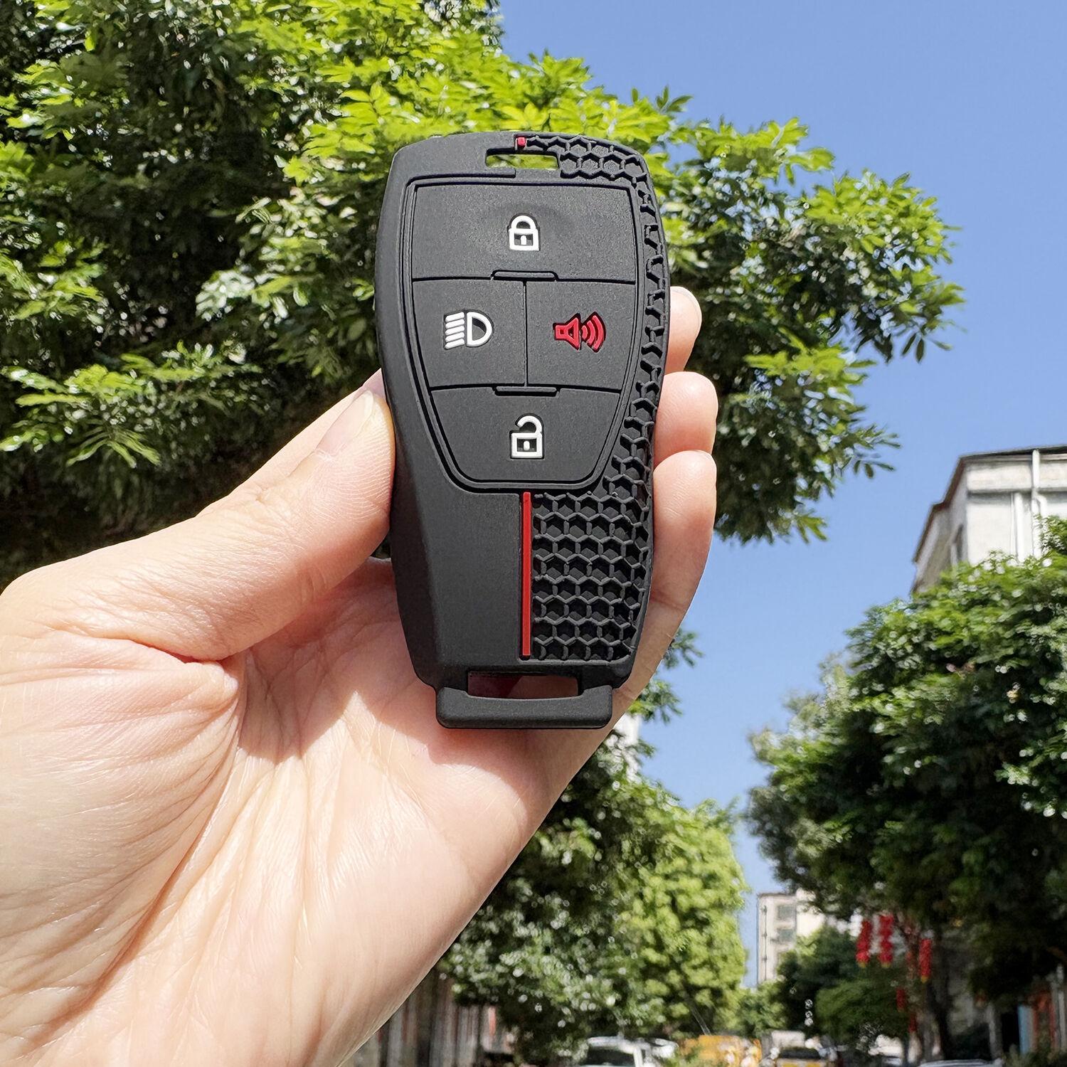 

Чехол для ключей Брелок для Baic Motor Beijing Bj40 Bj80 Bj30 Bj60 Bj90 Bj20 F40 U7 X7 Eu5 U5Plus Автоаксессуары Силиконовый чехол для ключа