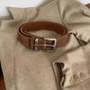 Belt Suede with Jeans Trousers Belt Women's Retro Belt Women's Premium Design Sense Frosted Velvet Versatile