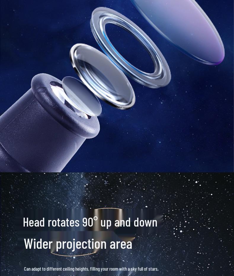 Creative Cannon-Style Earth & Moon Projection Lamp: Atmospheric Night Light & Photography Prop