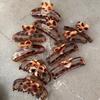 Heart Hair Claw Clips Matte Geometric Barrettes Retro Large Hair Claw  Headwear