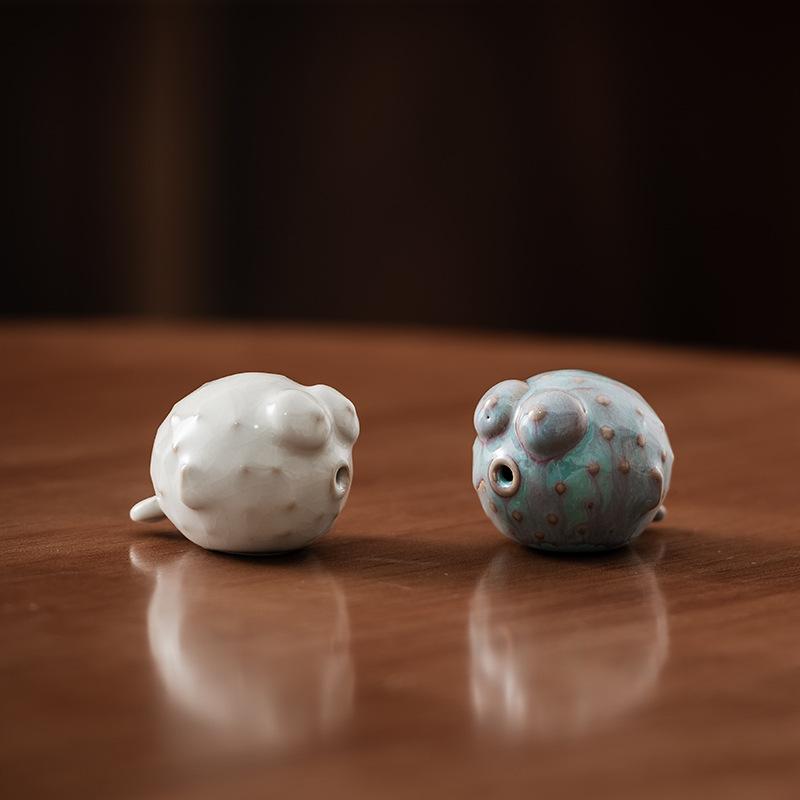 1 buc Pește de Ceai Bule Desen Animat Ceramică Cana de Ceai Peștișor Scuipă Bule Cana de Apă Cadou Amuzant Decor Acasă Accesorii Ceai