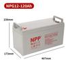 Naipu NPP 12V 120Ah Solar Colloidal Battery for Household, UPS, RV, Street Lighting