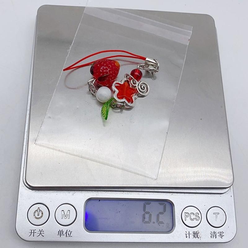 Lovely Strawberry Keychain Strawberry Phone Pendant Unique Bag Charm Sweet Phone Chain Perfect Gift for Fashion Lover