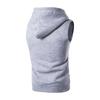 Gilet Uomo Yousheng Apertura con Zip Gilet Leggero con Cappuccio con Grandi Tasche Colore Unico Top Estivi per la Corsa Casual