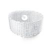 925 Sterling Silver Interwoven Mesh Ring Módní svatební šperky