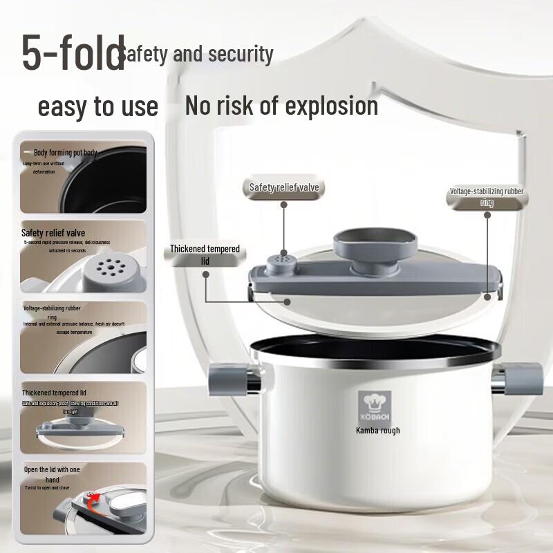 KOBACH Enamel Micro-Pressure Soup Pot