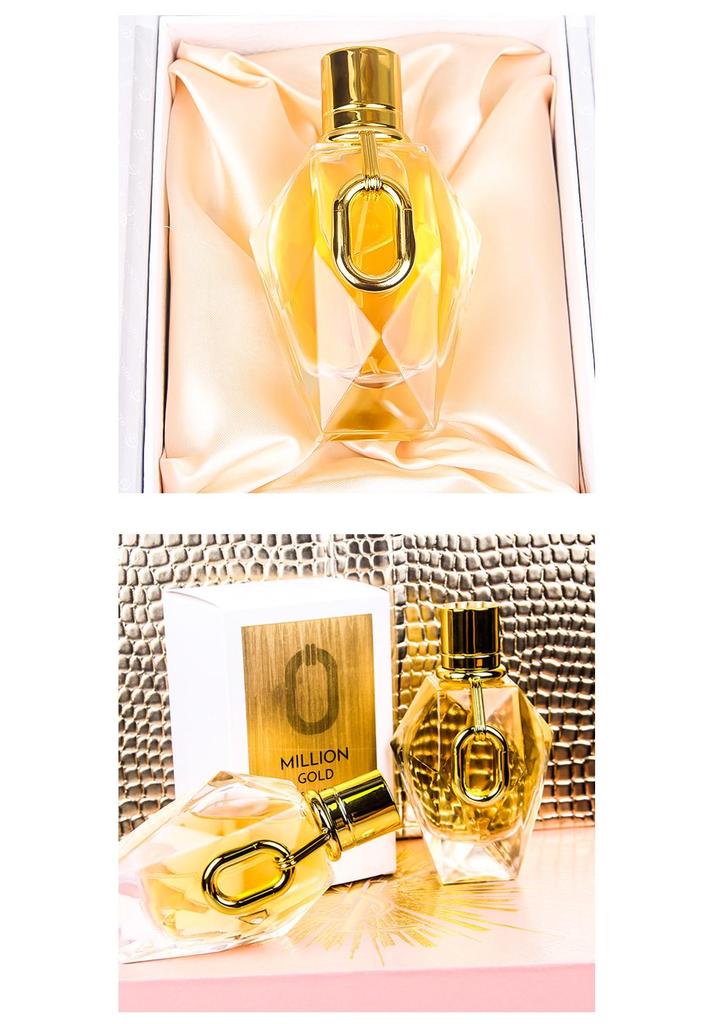 Women's Golden Million Perfume: Long-lasting Floral Woody Scent, Fresh Niche Fragrance