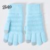 Winter Essentials for Sub Zero Weather Knitted Touchscreen Gloves Men Women, Warm Thermal Gloves, Thickened Comfortable Skin Friendly Mittens