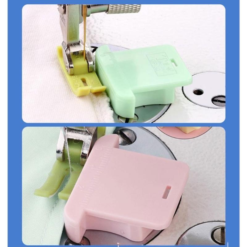 Multifunctional Plastic Magnetic Seam Guide Adjustable Sewing Seam Guide For Fabric Alignment Sewing Garment Making