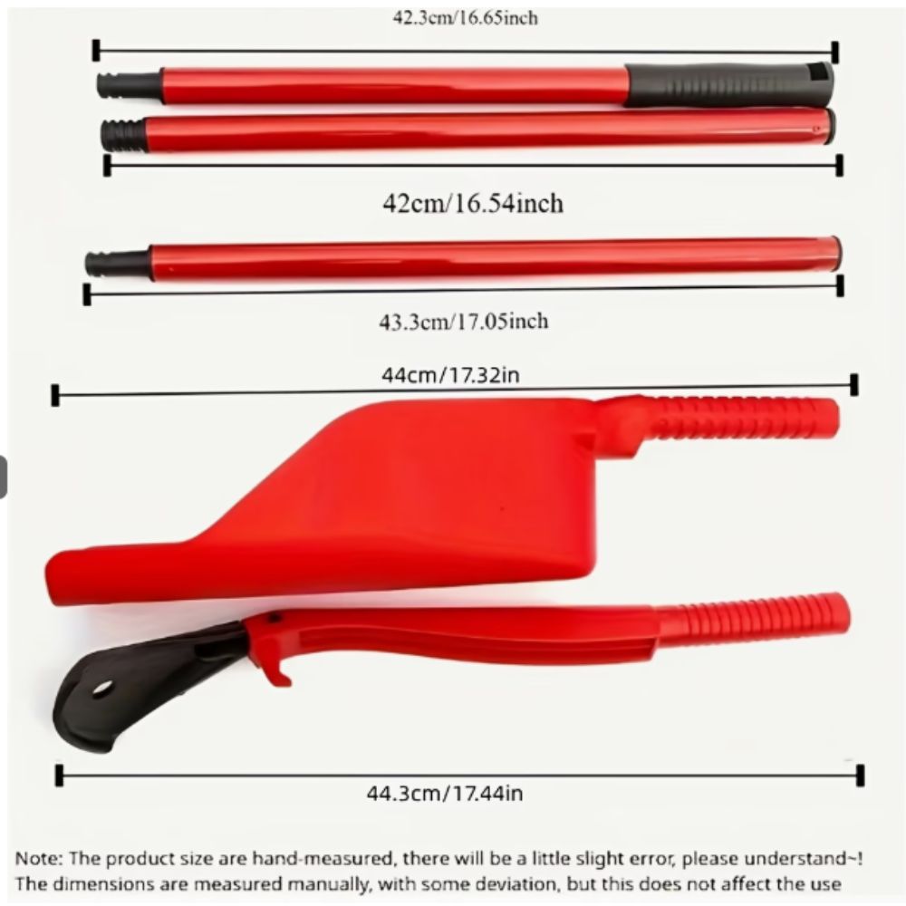 5pcs Portable Gutter Cleaning Tool Plastic Handle Leaf Cleaning Tools  Garden Tool