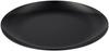 Nagao Unbreakable Black Round Made In Plate, 23cm, Japan, SP-30B