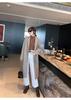 Women's Elegant High Neck Knit Top, Beige, One Size - Autumn/Winter Collection