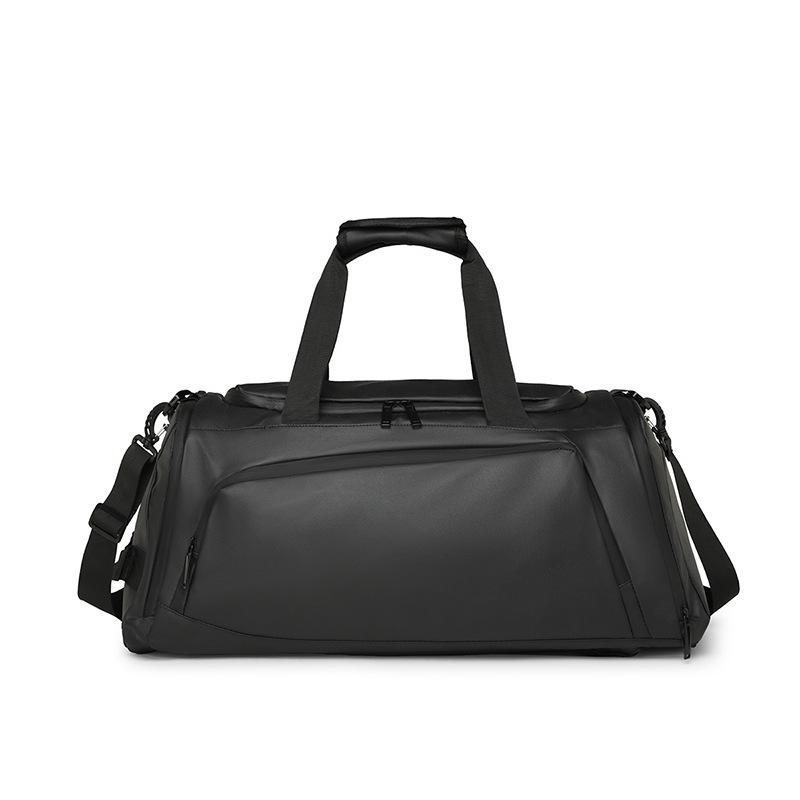 Stylish Men's Travel Bag - Large Capacity Gym Bag with Dry/Wet Separation & Shoe Compartment