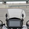 Adjustable Motorcycle Windshield Transparent Raised Front Wind Protection