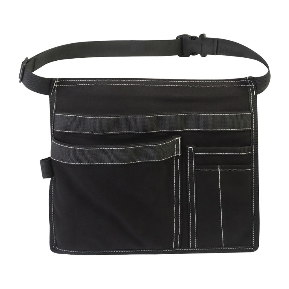 

Сумка для хранения ручных инструментов с зажимом для ремня, сумка для инструментов электрика, многоцелевая профессиональная сумка электрика для плотников и строителей чёрный