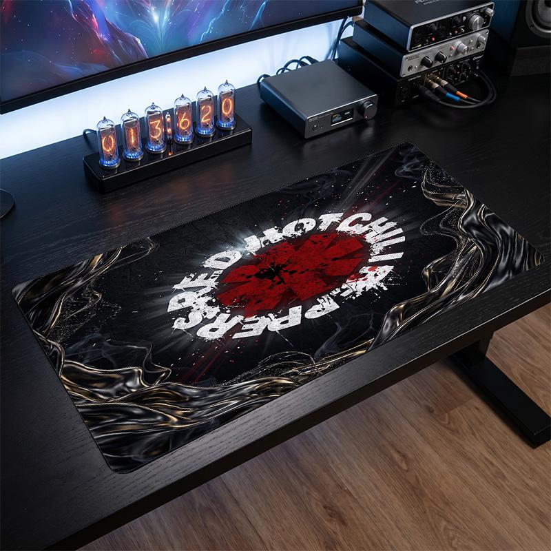 Red Hot Chili Peppers Print Large Mouse Pad Smooth Surface Anti?Slip Desk Mat For Gaming Office Laptop Decoration